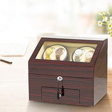 Automatic Wood Watch Winder Display Box 4+9 Storages
