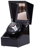 New Style Rubber Wood] Love Nest Wood Automatic Single Watch Winder Piano Finish Pure Handmade Watch Winder with Automatic Japanese Mabuchi Motorï¼Power Includedï¼: Cell Phones & Accessories