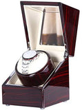 New Style Rubber Wood] Love Nest Wood Automatic Single Watch Winder Piano Finish Pure Handmade Watch Winder with Automatic Japanese Mabuchi Motorï¼Power Includedï¼: Cell Phones & Accessories