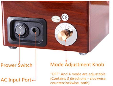 New Style Rubber Wood] Love Nest Wood Automatic Single Watch Winder Piano Finish Pure Handmade Watch Winder with Automatic Japanese Mabuchi Motorï¼Power Includedï¼: Cell Phones & Accessories