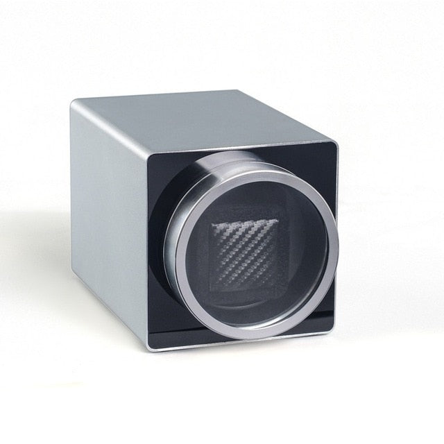 LISM  Auto Silent Watch Winder Irregular Shape Transparent Cover Wrist watch Box with EU/US/UK Plug Luxury Box Automatic Watch