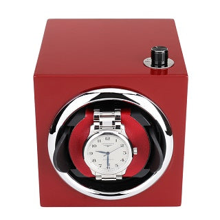 LISM  Auto Silent Watch Winder Irregular Shape Transparent Cover Wrist watch Box with EU/US/UK Plug Luxury Box Automatic Watch