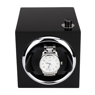 LISM  Auto Silent Watch Winder Irregular Shape Transparent Cover Wrist watch Box with EU/US/UK Plug Luxury Box Automatic Watch