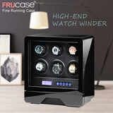 Luxury Watch winder automatic watch display for 4watches 6watches control Stop when the cover opened LED light Remote control