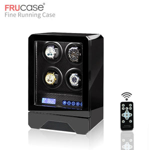 Luxury Watch winder automatic watch display for 4watches 6watches control Stop when the cover opened LED light Remote control