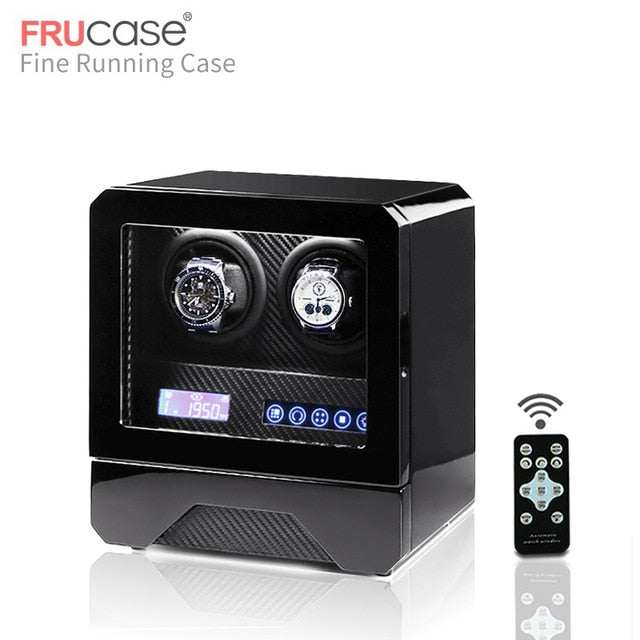 Luxury Watch winder automatic watch display for 4watches 6watches control Stop when the cover opened LED light Remote control