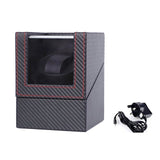 Carbon Motor Shaker Watch Winder Holder Display Automatic Mechanical Watch Winding Box Jewelry Automatic Watch EU/US/UK/AU 2019