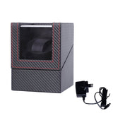 Carbon Motor Shaker Watch Winder Holder Display Automatic Mechanical Watch Winding Box Jewelry Automatic Watch EU/US/UK/AU 2019