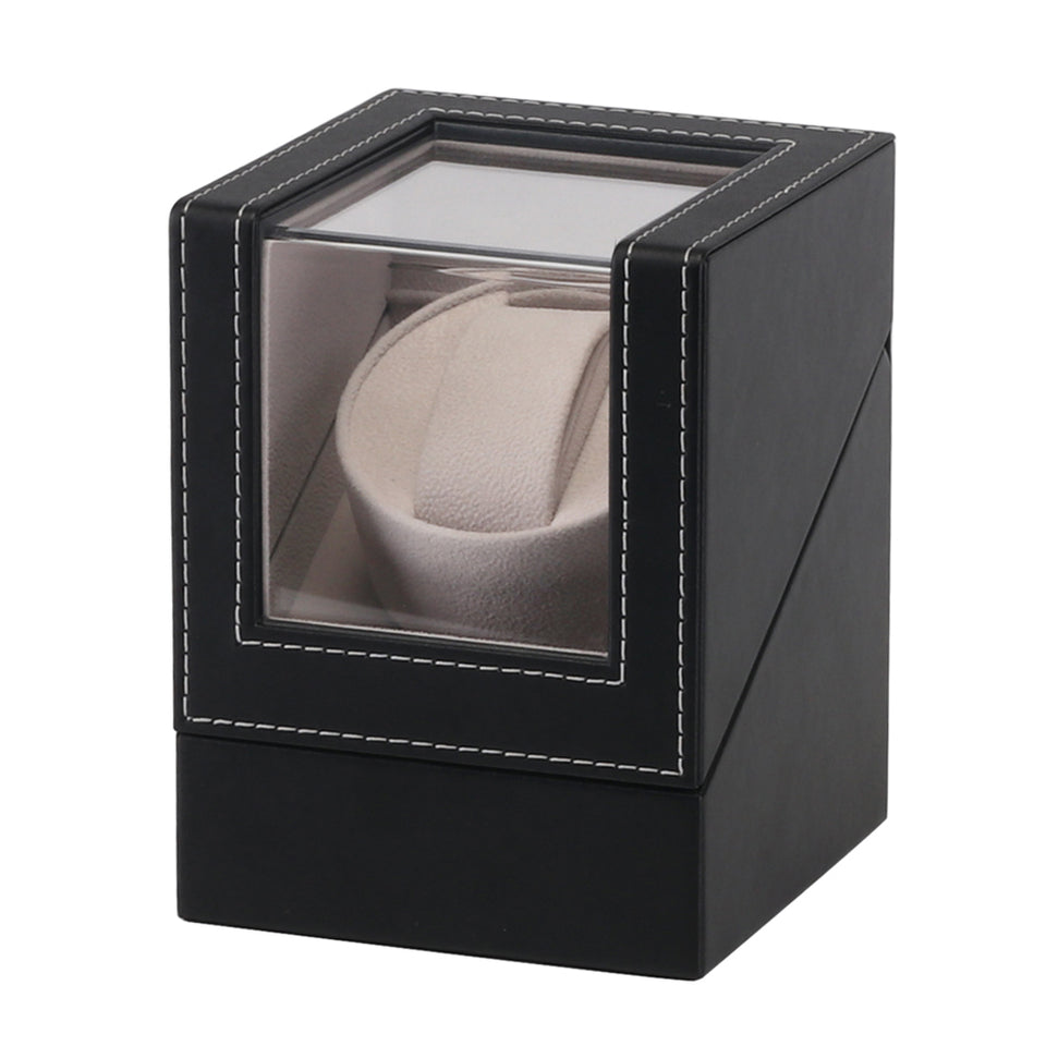 Display Box Collection US Plug Transparent Cover Watch Winder Shopping Mall Motor Shaker Automatic Mechanical Wristwatch Case