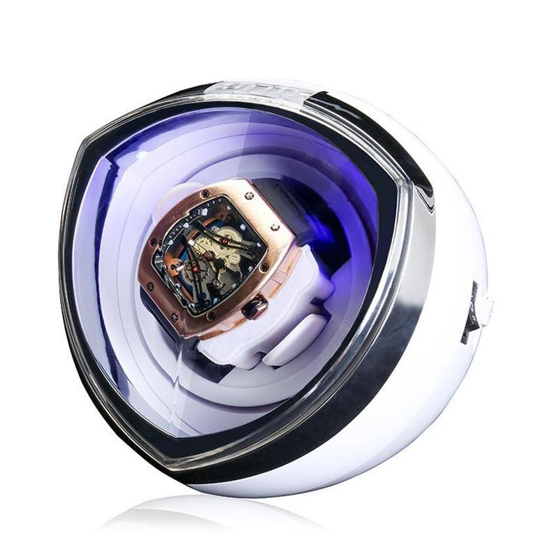 Heart-Shaped Watches Automatic Mechanical Watch Winder Holder Multi-Function 5 Modes Motor Shaker Winder Watch Box