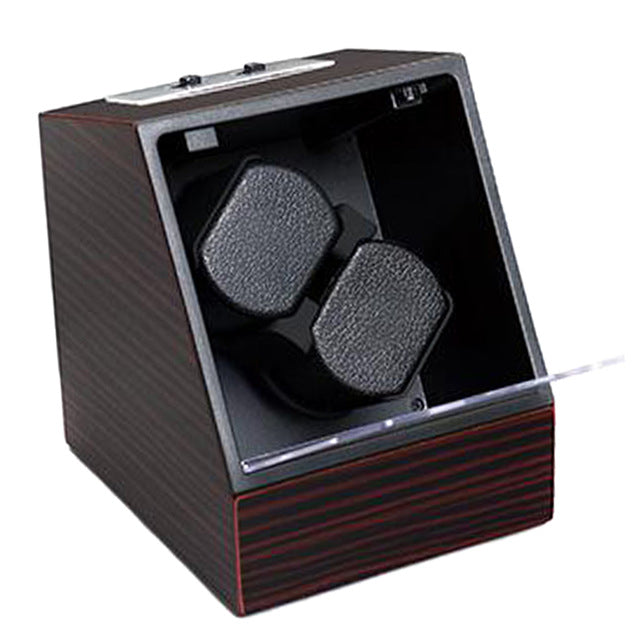 Luxury Ebony Automatic Mechanical Watch Winding Box Motor Shaker Watch Winder Holder Display Jewelry Storage Organizer