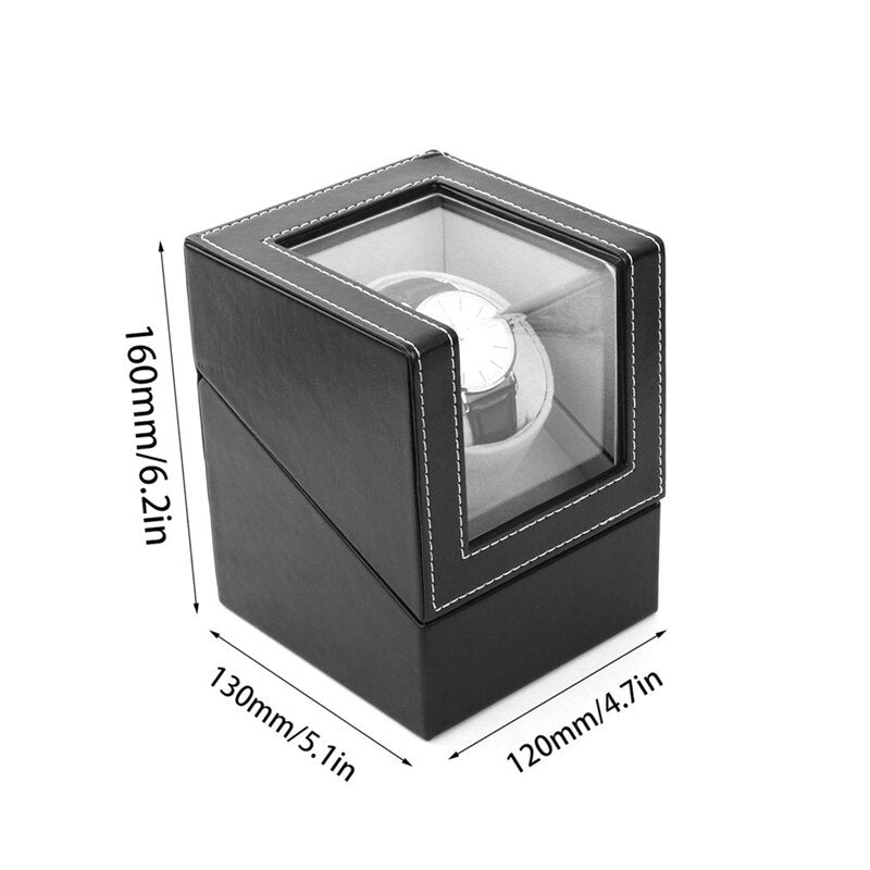 Advanced Motor Vibrating Screen Watch Winder Stand Display Automatic Mechanical Watch Winding Box Jewelry Watch Box