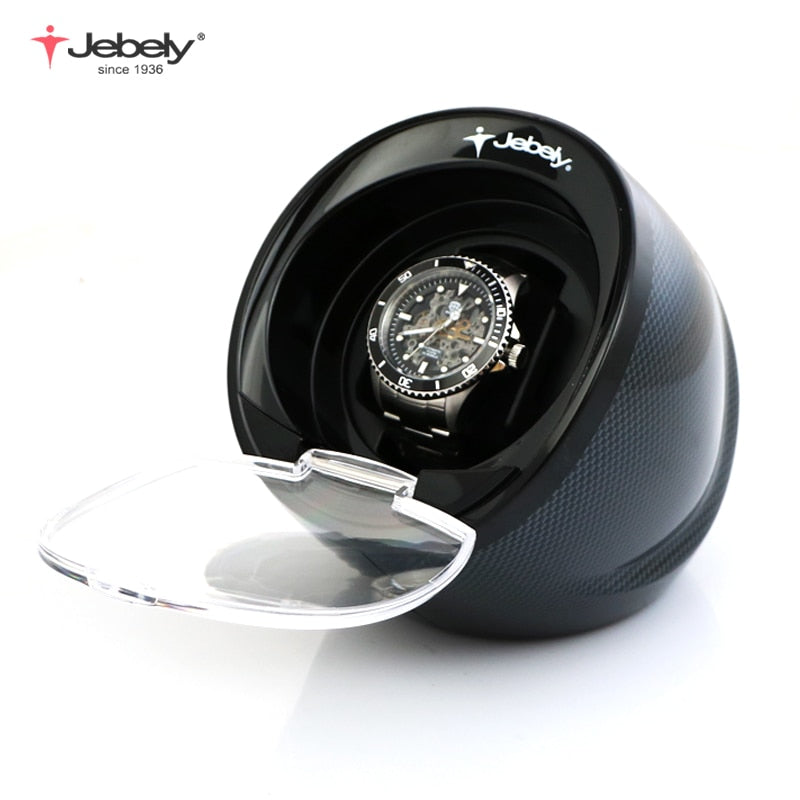 Jebely Black Single Watch Winder for automatic watches automatic winder Multi-function 5 Modes Watch Winder 1 JA003