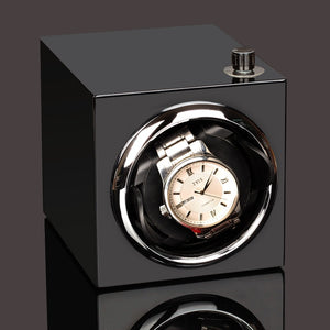 Watch Winder ,LT Wooden Automatic Rotation 1+0 A  Storage Case Display Box (black ) 2019 New style